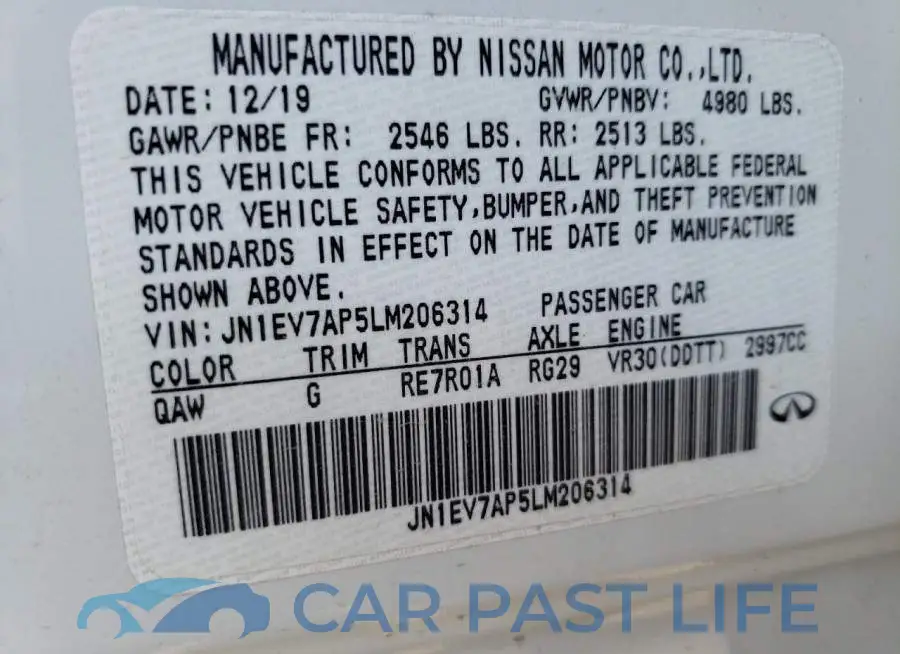 JN1EV7AP5LM206314# 10