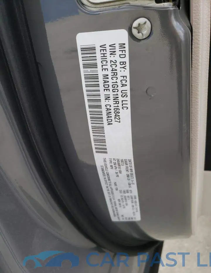 2C4RC1GG1NR168427# 10