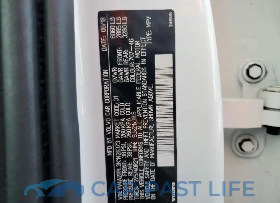 YV4A22PL2K1426373# 10