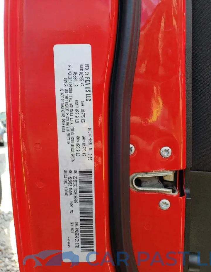 2C3CDXCT3KH598202# 10
