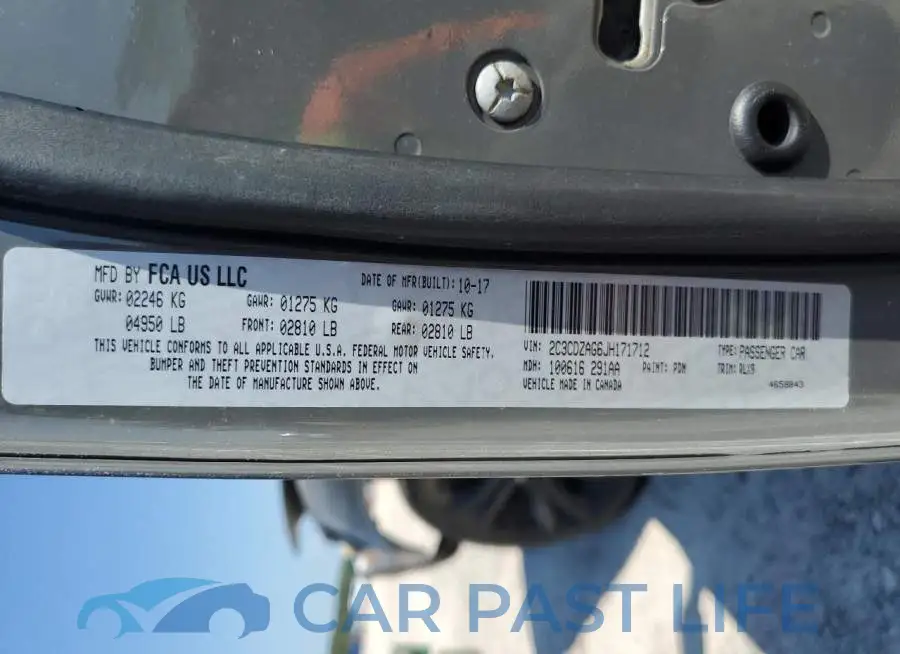 2C3CDZAG6JH171712# 10