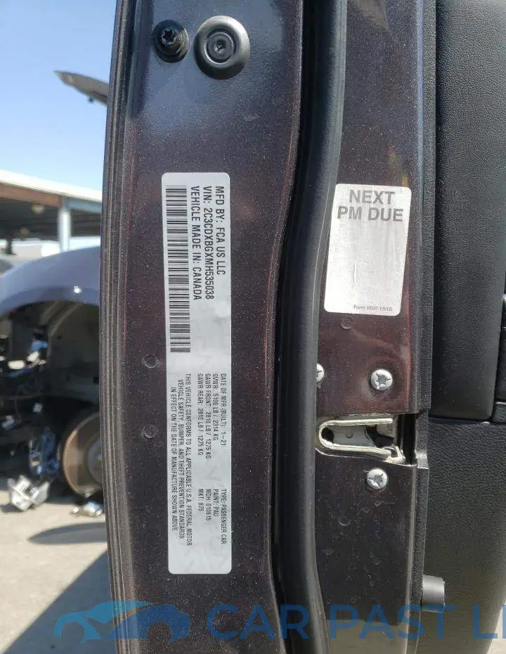 2C3CDXBGXMH535038# 10