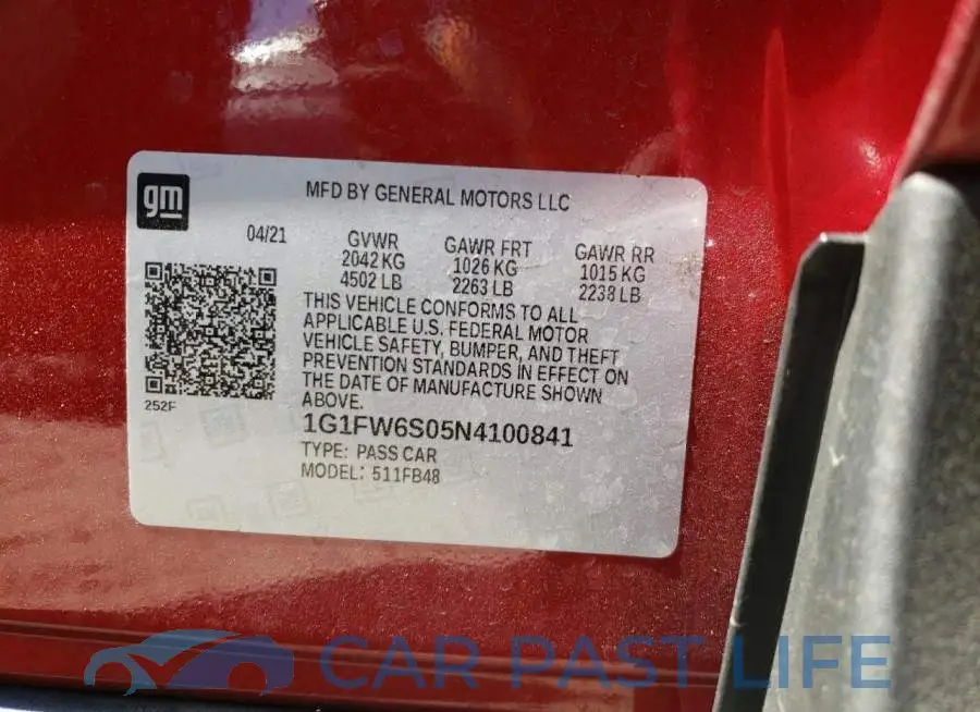 1G1FW6S05N4100841# 10