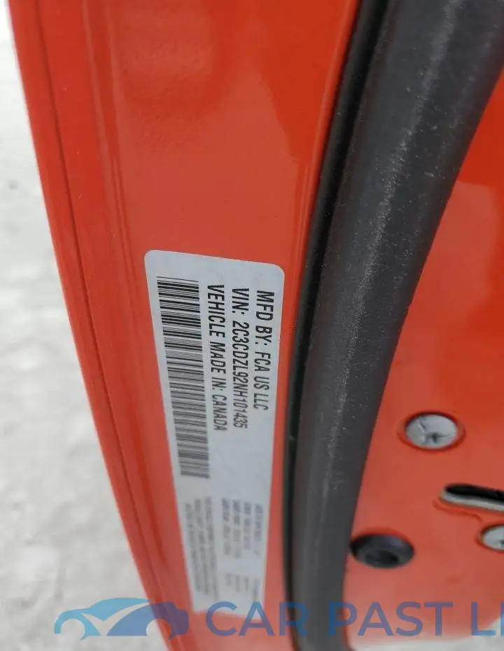 2C3CDZL92NH101435# 10