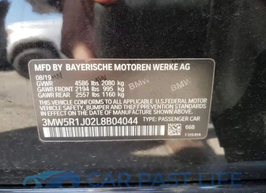 3MW5R1J02L8B04044# 10