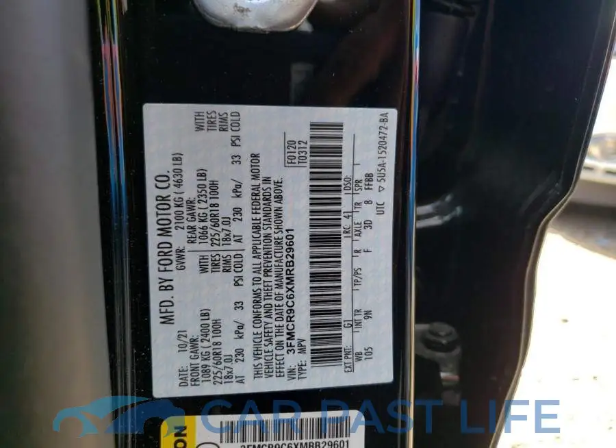 3FMCR9C6XMRB29601# 10