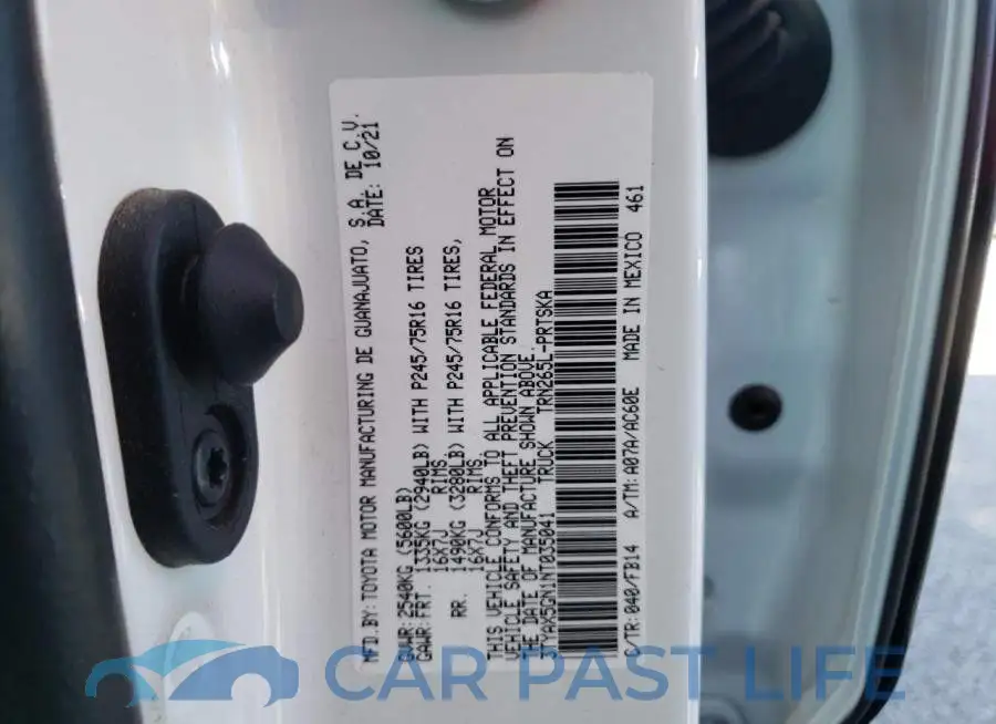 3TYAX5GN1NT035041# 10