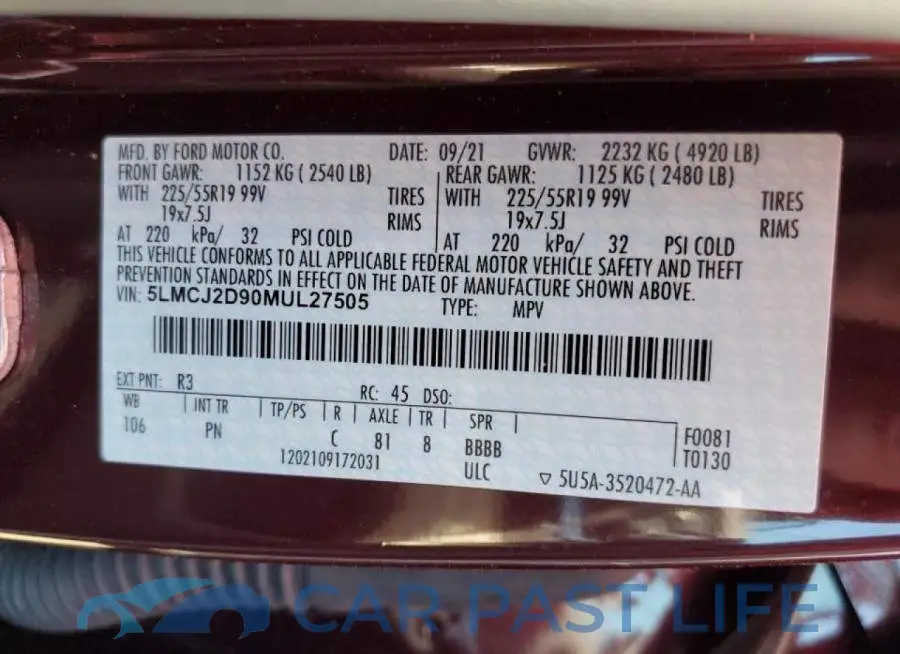 5LMCJ2D90MUL27505# 10