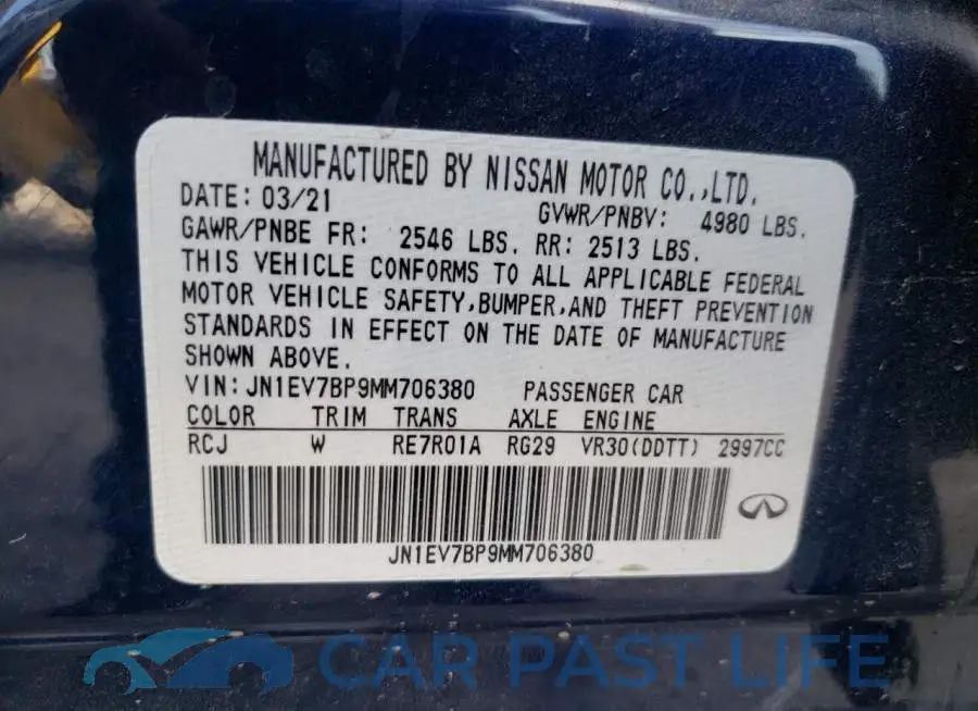 JN1EV7BP9MM706380# 10