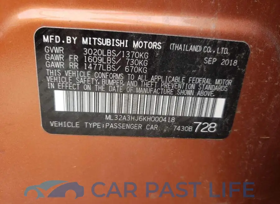 ML32A3HJ6KH000418# 10