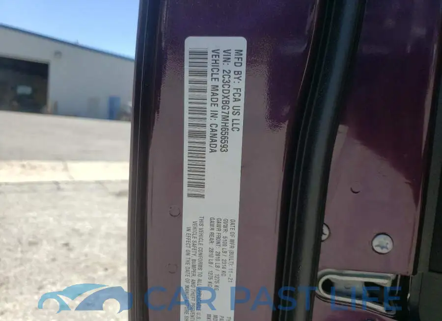 2C3CDXBG7MH656593# 10