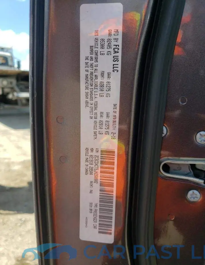 2C3CDXCT5JH260802# 10
