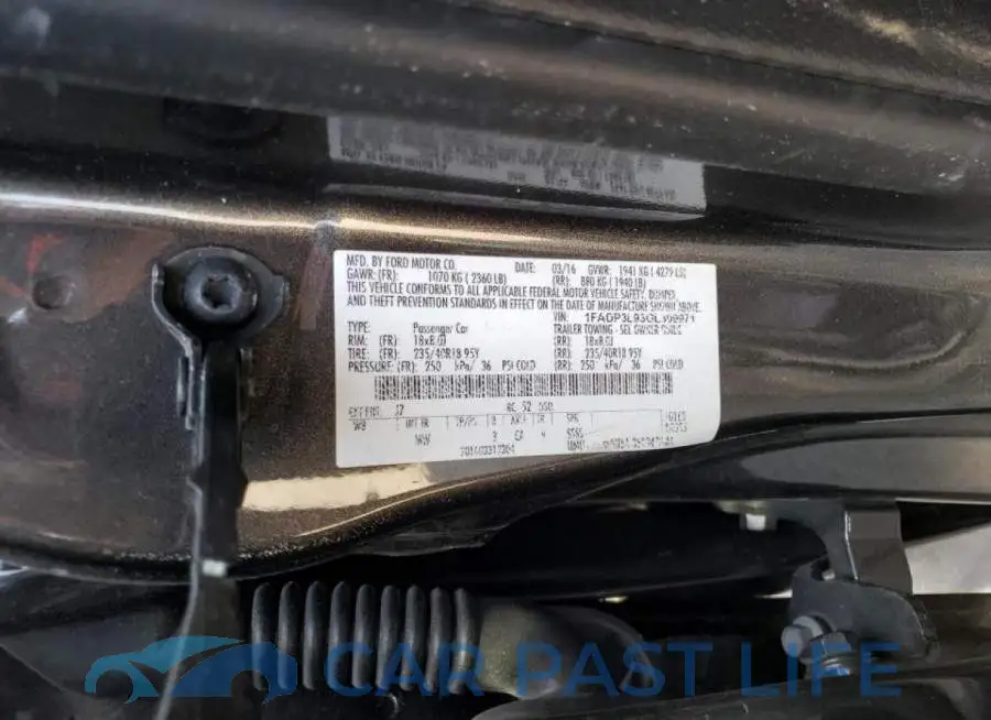 1FADP3L93GL309971# 10