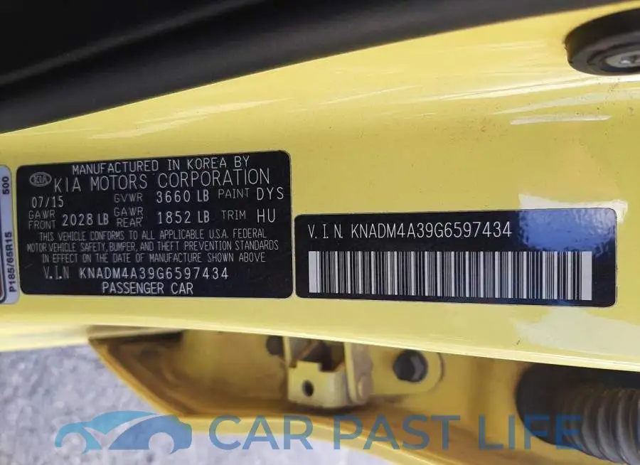 KNADM4A39G6597434# 10