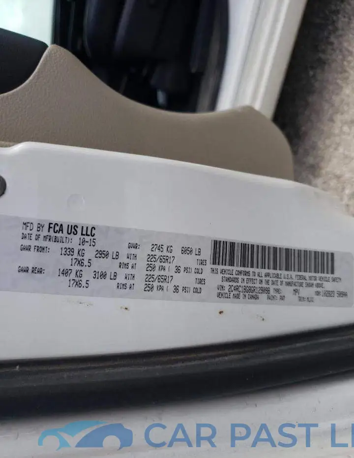 2C4RC1BG8GR129098# 10