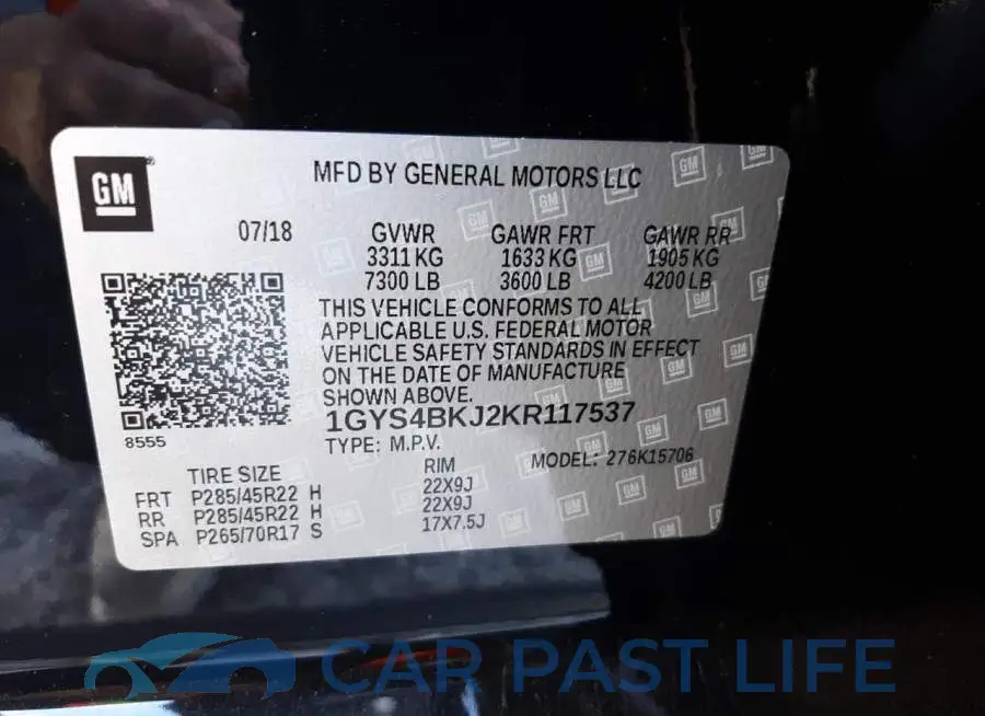 1GYS4BKJ2KR117537# 10