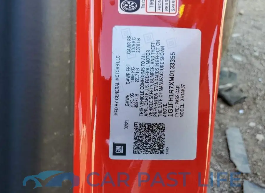 1G1FH1R7XM0133355# 10