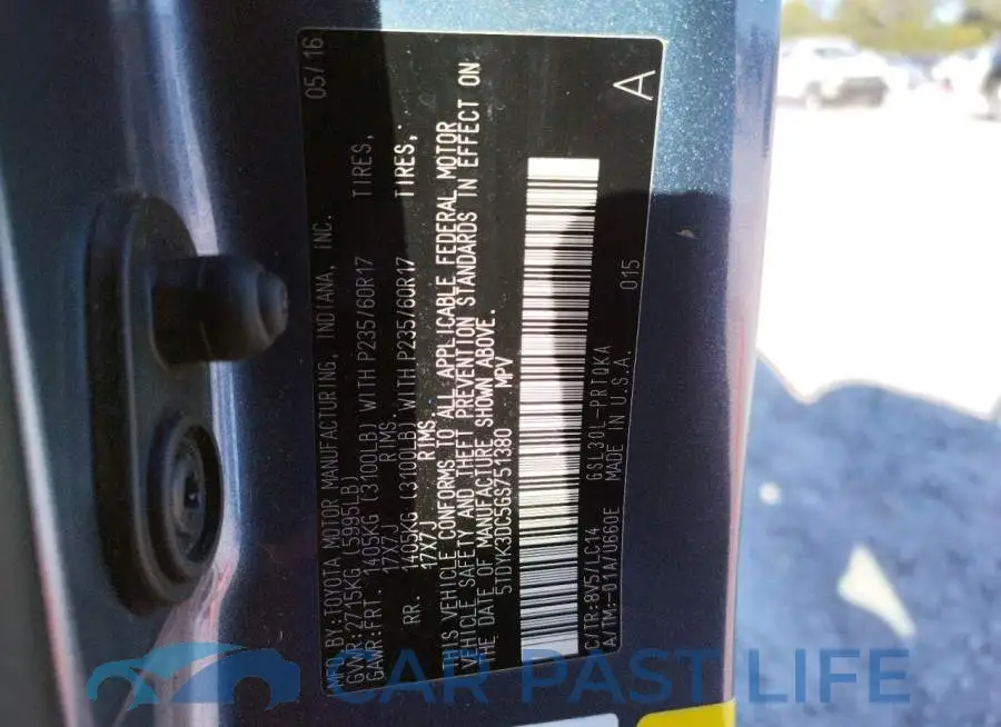 5TDYK3DC5GS751380# 10