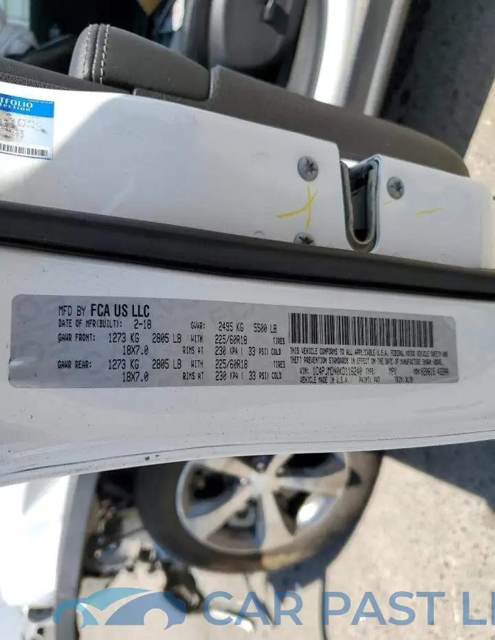 1C4PJMDN0KD116240# 10
