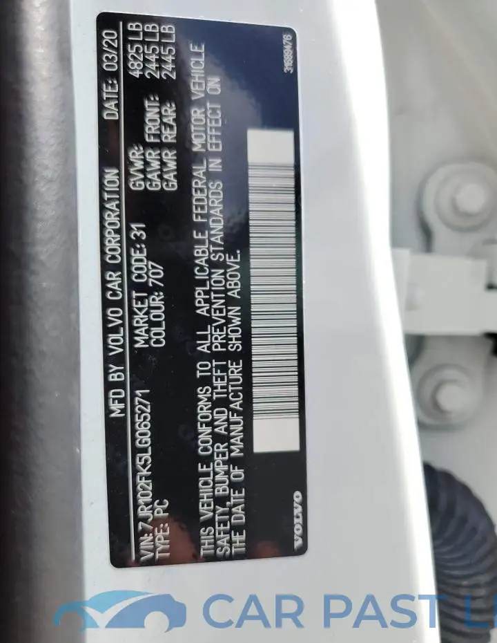7JR102FK5LG065271# 10