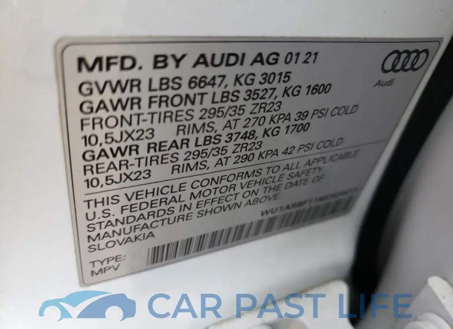 WU1ARBF11MD024413# 10