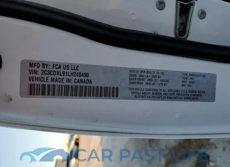 2C3CDXL91LH240490# 10