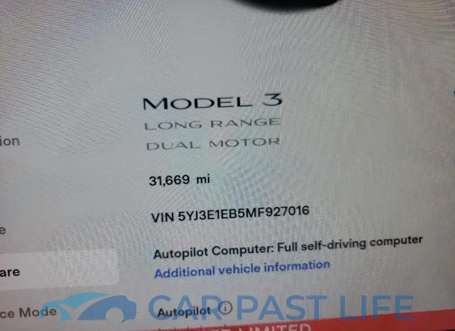 5YJ3E1EB5MF927016# 8