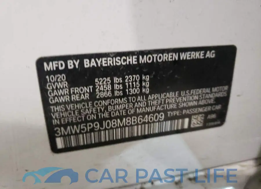 3MW5P9J08M8B64609# 10