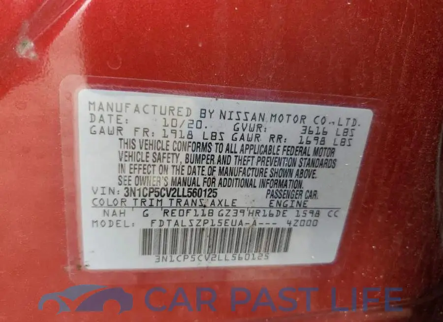 3N1CP5CV2LL560125# 10