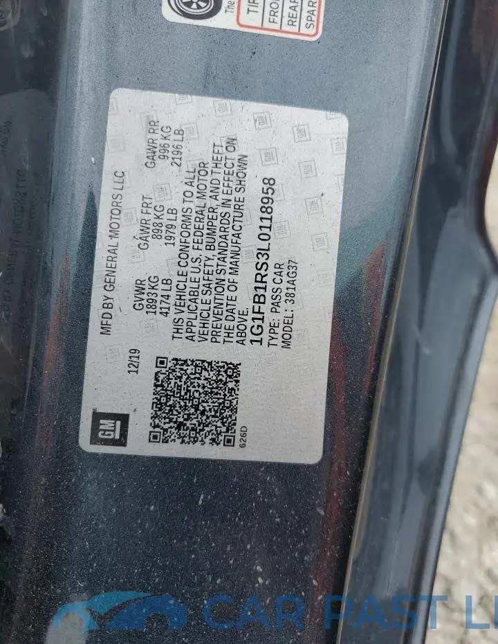 1G1FB1RS3L0118958# 10