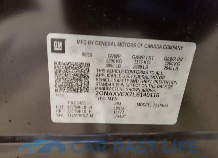 2GNAXVEX7L6140116# 10