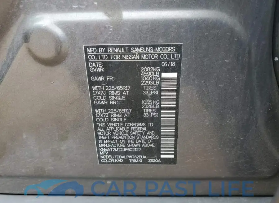 KNMAT2MT2JP602127# 10