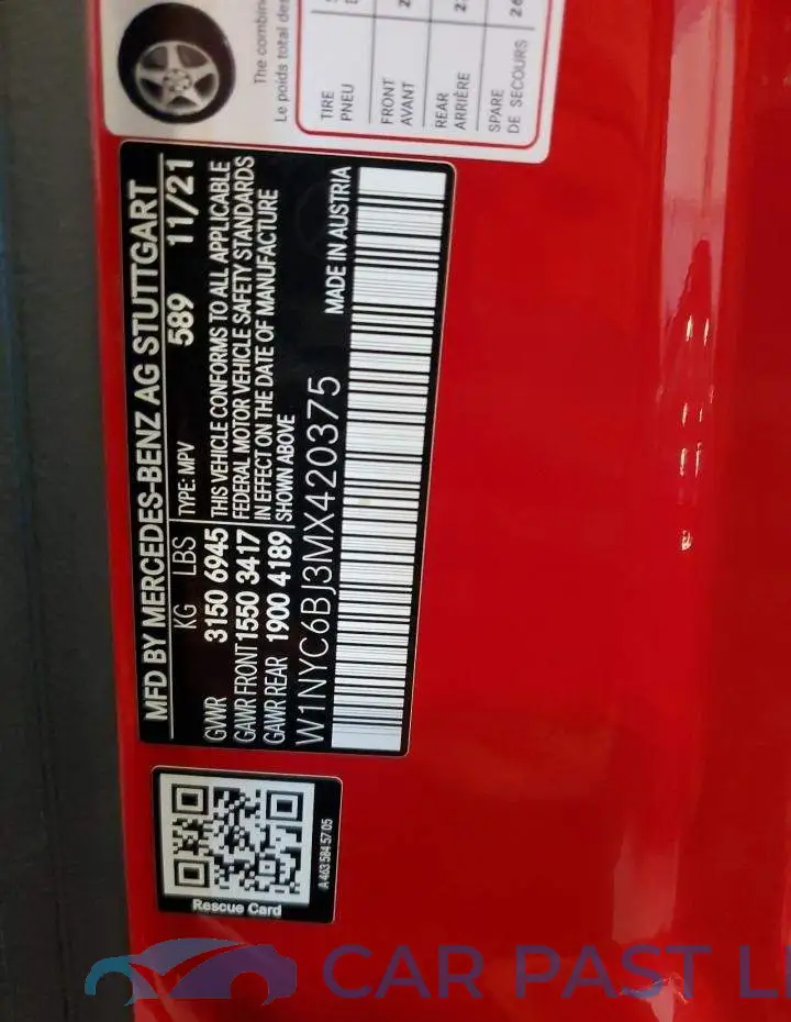 W1NYC6BJ3MX420375# 10