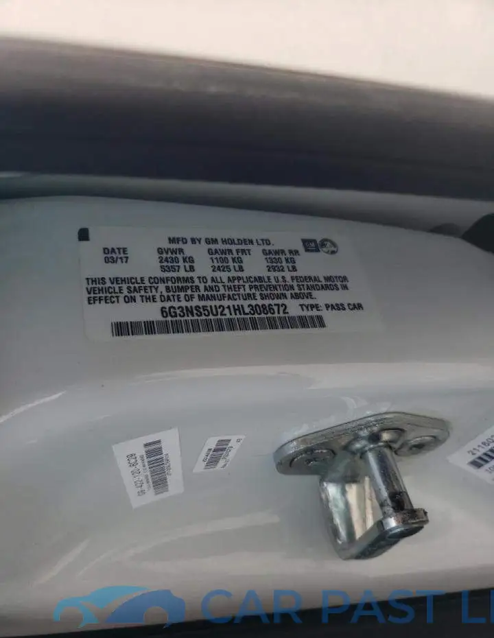 6G3NS5U21HL308672# 10