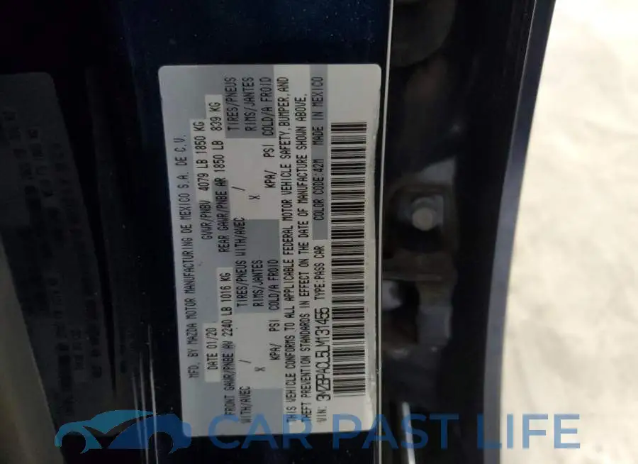 3MZBPACL5LM131455# 10