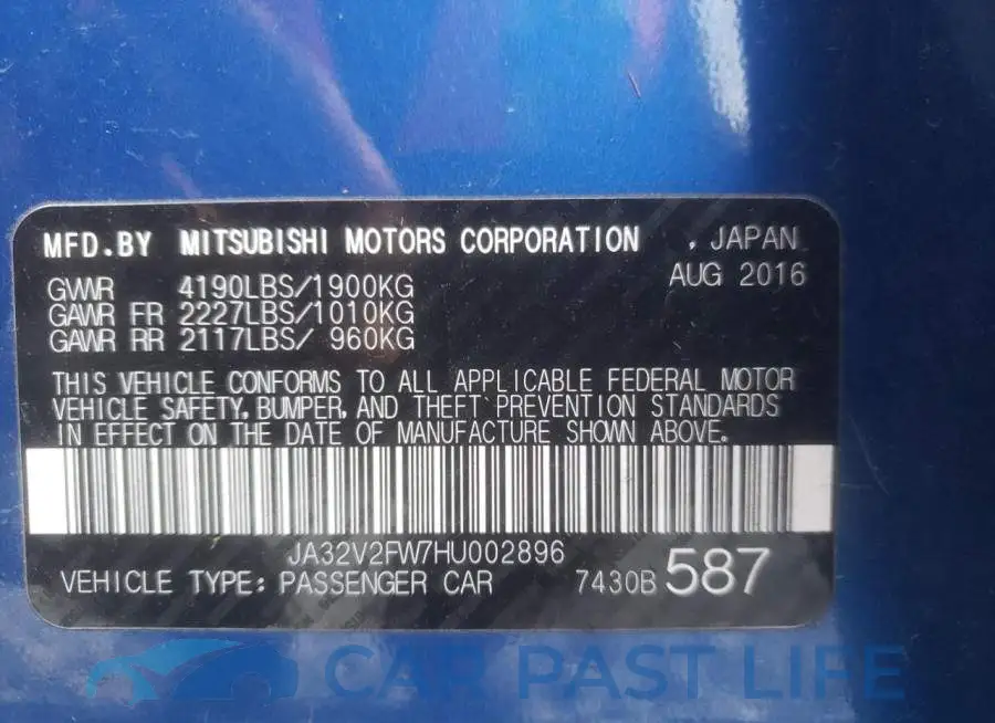 JA32V2FW7HU002896# 10