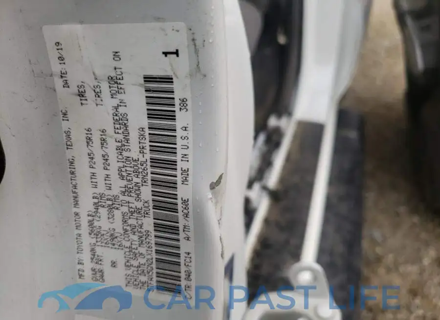 5TFAX5GN2LX169799# 10