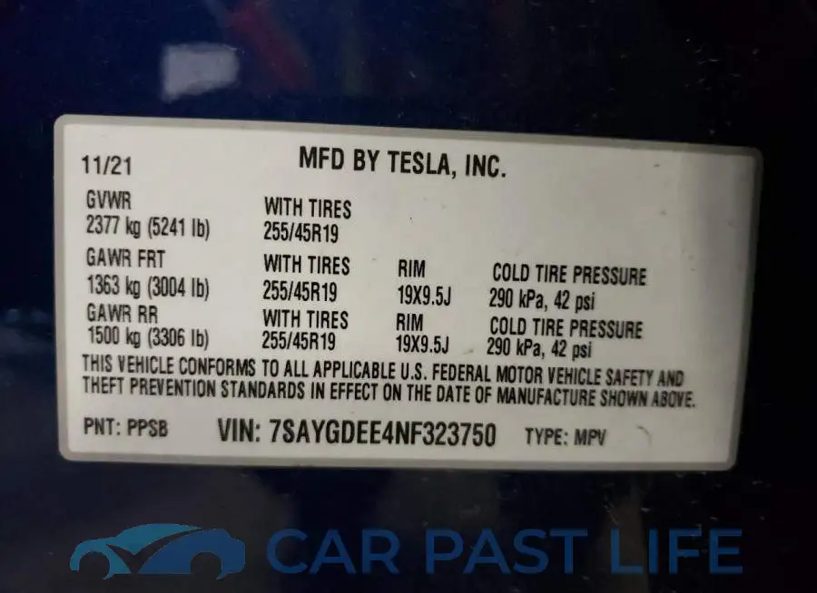 7SAYGDEE4NF323750# 10