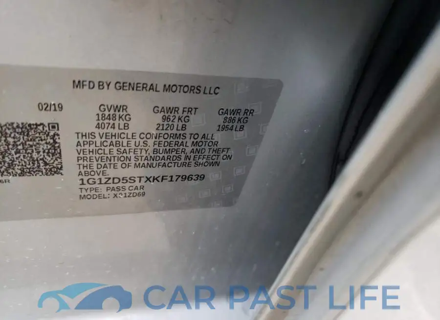 1G1ZD5STXKF179639# 10