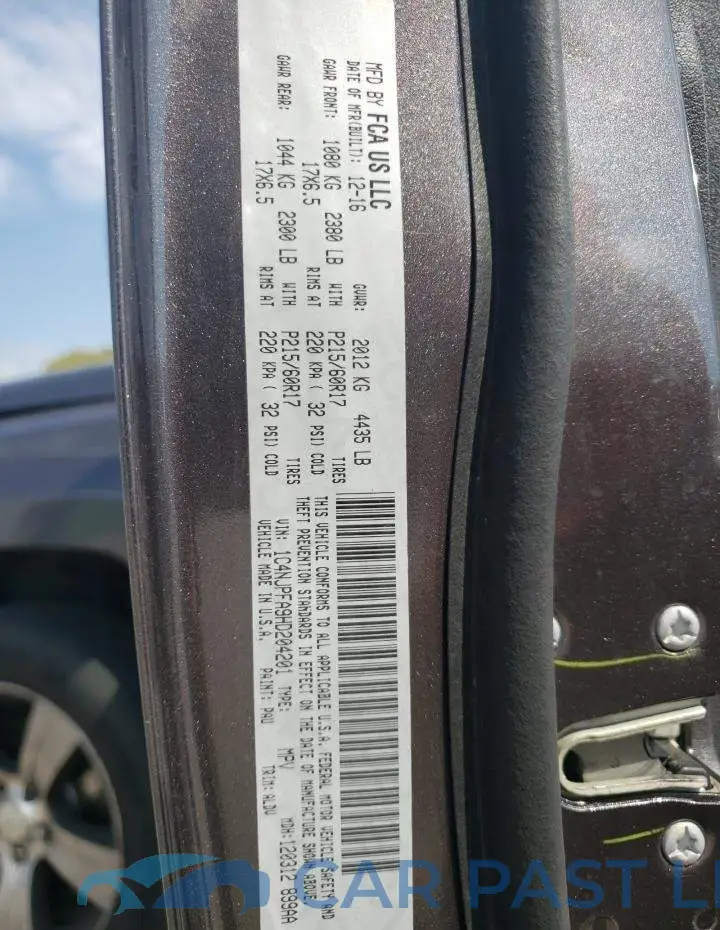 1C4NJPFA9HD204201# 10