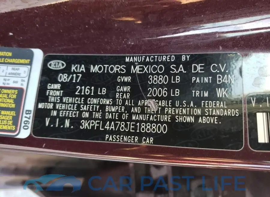 3KPFL4A78JE188800# 10