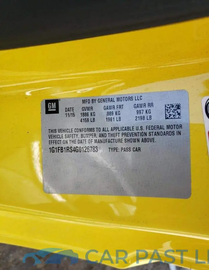 1G1FB1RS4G0126783# 10