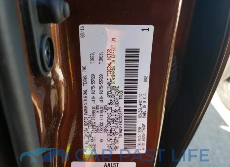 5TFHW5F19GX536977# 10