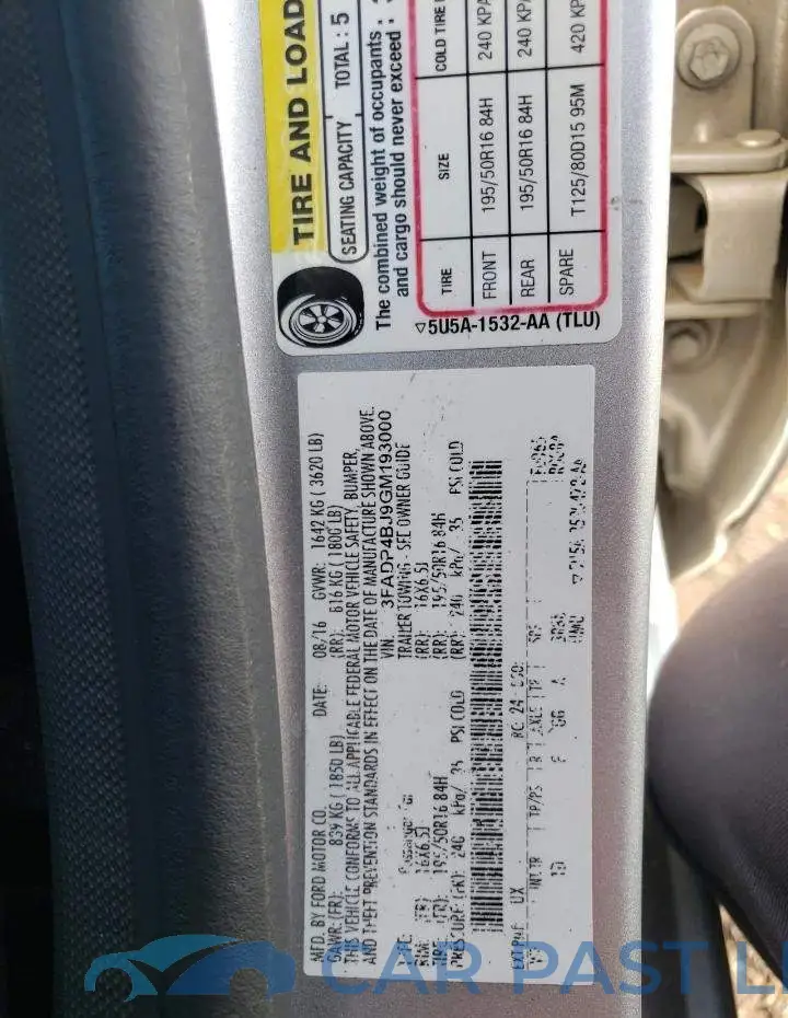 3FADP4BJ9GM193000# 10