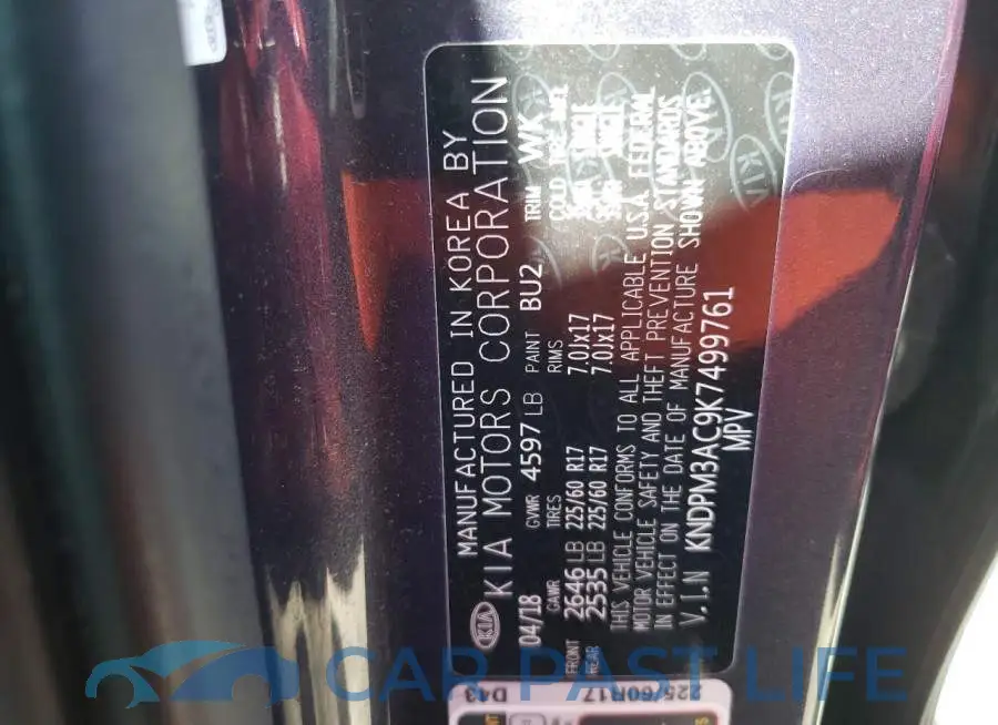 KNDPM3AC9K7499761# 10