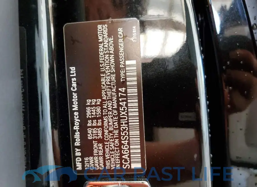 SCA664S53HUX54174# 10