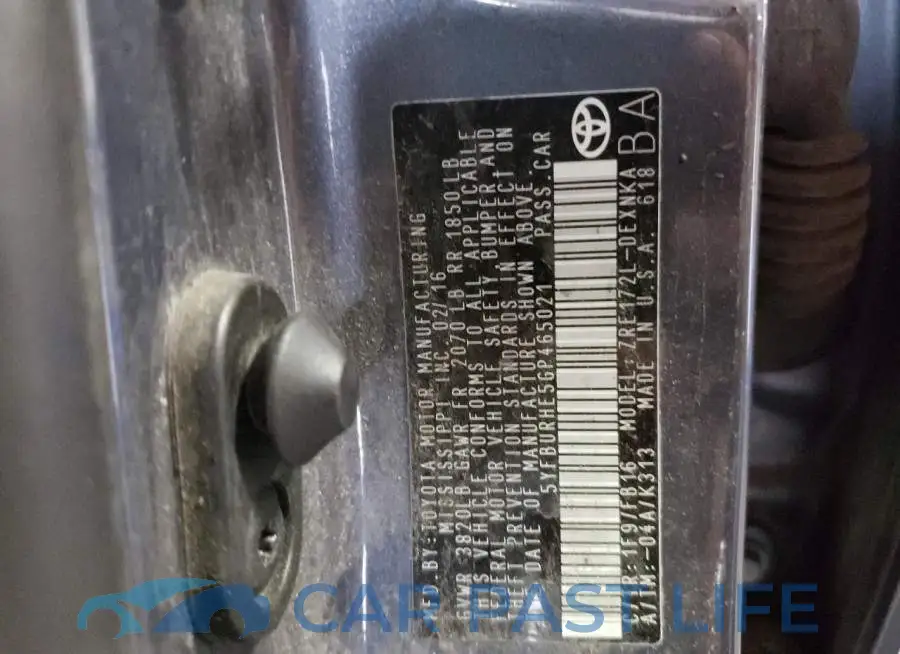 5YFBURHE5GP465021# 10