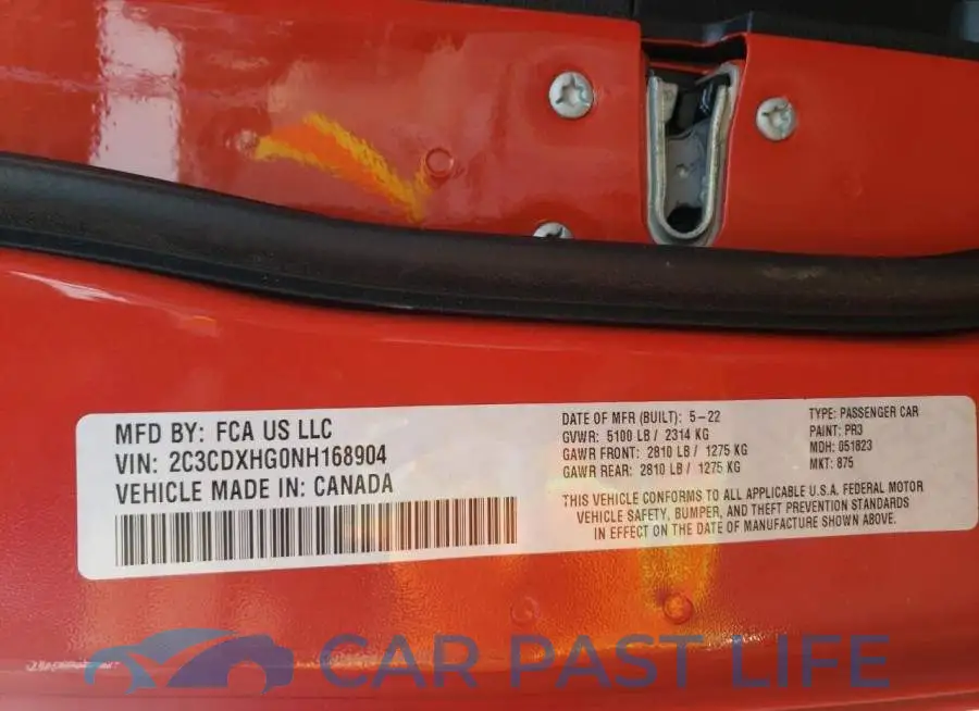2C3CDXHG0NH168904# 10