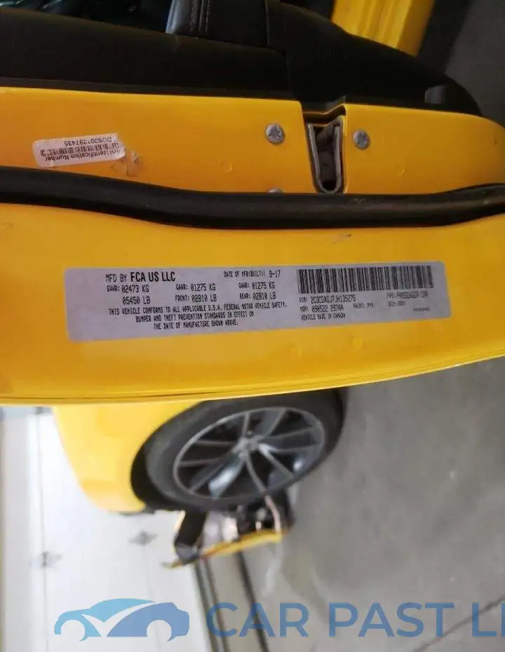 2C3CDXGJ7JH135275# 10
