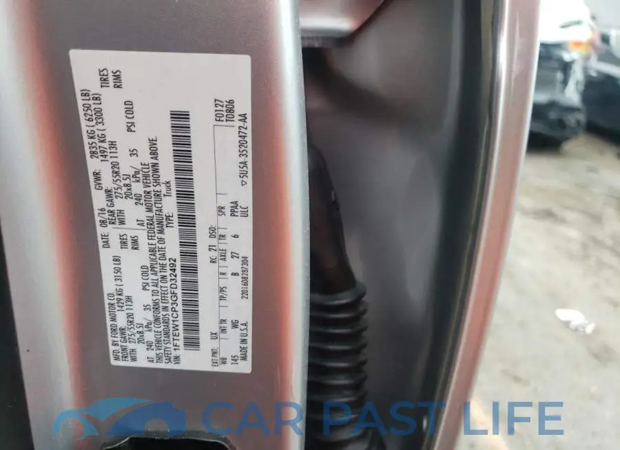 1FTEW1CP3GFD32492# 10